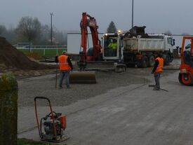 Construction d'un City stade