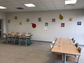 Pôle scolaire - Nouvelle déco de la cantine