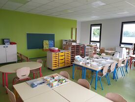 Pôle scolaire - Une classe de maternelle